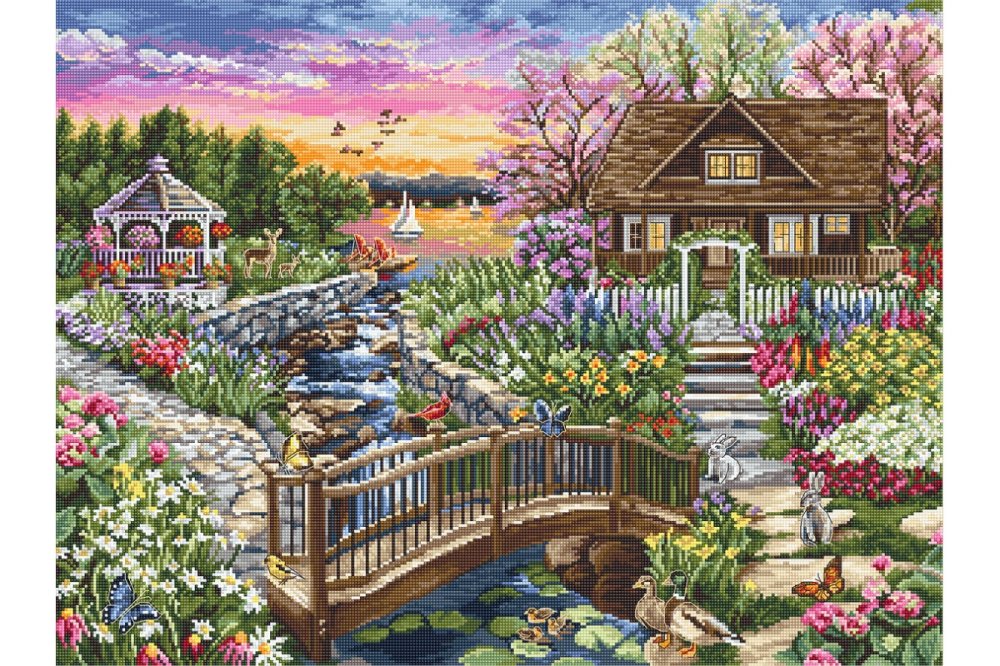 (image for) Spring Blooms On The Lake